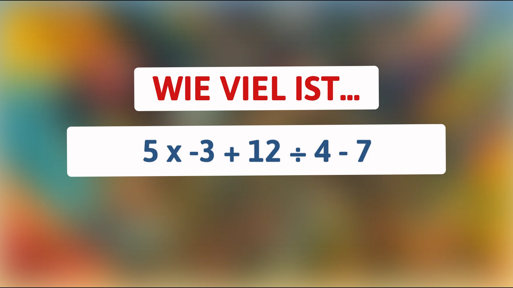 Nur für wahre Genies: Kannst du dieses Mathe-Rätsel lösen?"